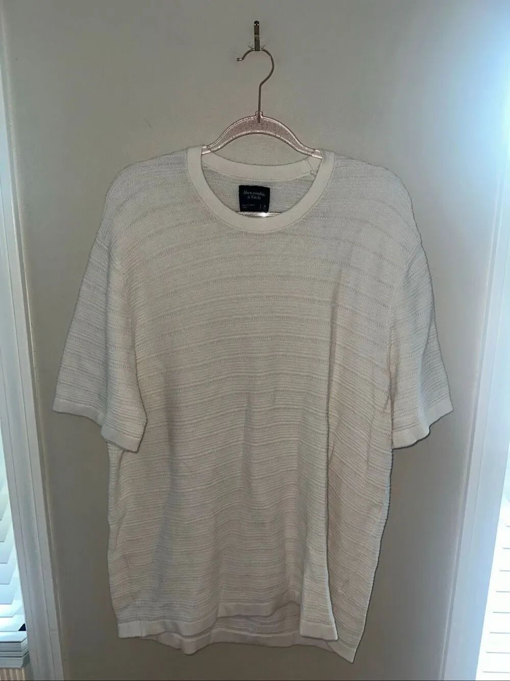 Abercrombie & Fitch XL White Oversized Shirt